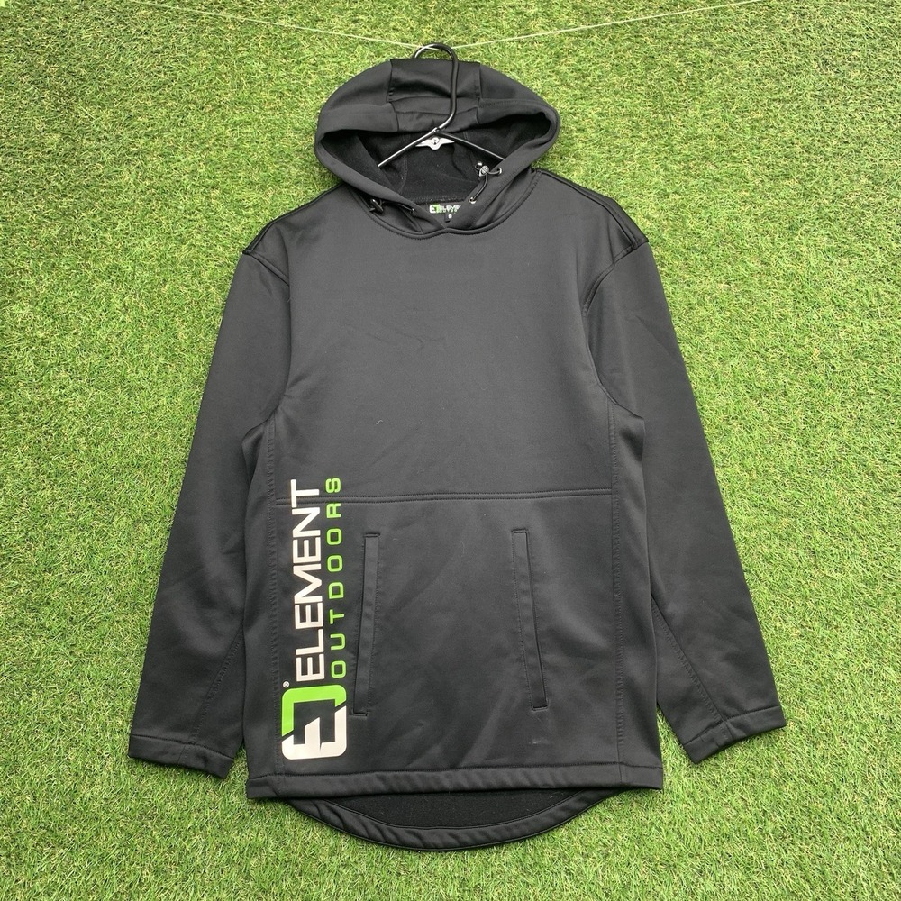 Element Outdoors Sweatshirt Mens Small Essential Tech Hunting Hiking Black
